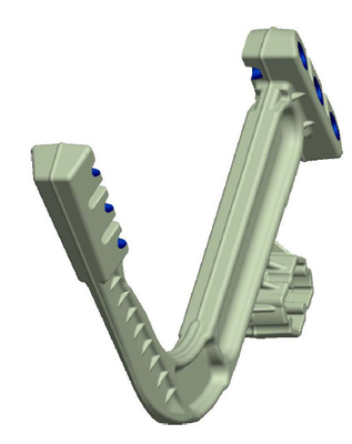 अच्छी कीमत CNC Turning Luggage Magnesium Alloy Die Casting 800T Injection Molding ऑनलाइन